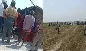 शारदा में डूबी तीन लड़कियां: ग्रामीणों ने दो के शव निकाले, तीसरी लापता; नदी में नहाते वक्त हुई घटना