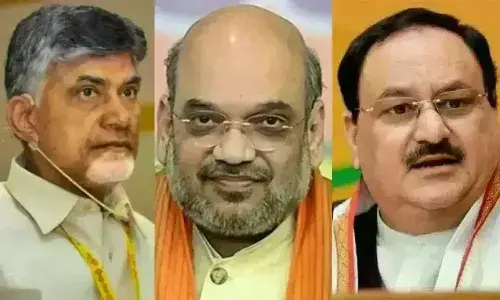 TDP फिर आएगी BJP के साथ? नड्डा और शाह के साथ चंद्रबाबू नायडू की मुलाकात के बाद अटकलें तेज हो गईं TDP फिर आएगी BJP के साथ? नड्डा और शाह के साथ चंद्रबाबू नायडू की मुलाकात के बाद अटकलें तेज हो गईं