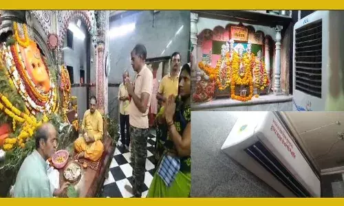 भक्तों का भगवान के प्रति अनूठा प्रेम, काशी के मंदिरों में लगाए गए AC-कूलर भक्तों का भगवान के प्रति अनूठा प्रेम, काशी के मंदिरों में लगाए गए AC-कूलर