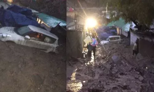 हिमाचल: किन्नौर की भावा खड्ड में भयंकर बाढ़ से तबाही, तीन घर बहे; 48 घंटे के लिए भारी बारिश का रेड और ऑरेंज अलर्ट