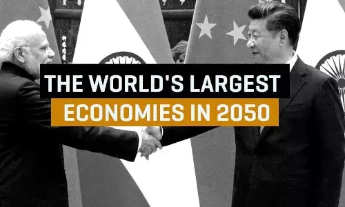 जानिए 2050 में  सबसे बड़ी अर्थव्यवस्थाएँ में कौन से नंबर पे होगा भारत? जानिए 2050 में  सबसे बड़ी अर्थव्यवस्थाएँ में कौन से नंबर पे होगा भारत?