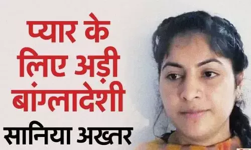 सानिया-सौरभ लव स्टोरी:सौरभ के बिना वापस जाने को तैयार नहीं...मई में भी नोएडा आए थे; ऐसा वीडियो आया सामने