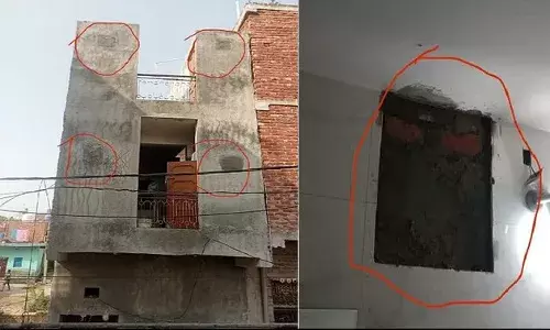 जी-20 शिखर सम्मेलन:हिंडन एयरपोर्ट के आसपास के घरों की खिड़की-रोशनदान बंद; विदेशी मेहमानों को नदी नहीं बल्कि नाला दिखेगा जी-20 शिखर सम्मेलन:हिंडन एयरपोर्ट के आसपास के घरों की खिड़की-रोशनदान बंद; विदेशी मेहमानों को नदी नहीं बल्कि नाला दिखेगा