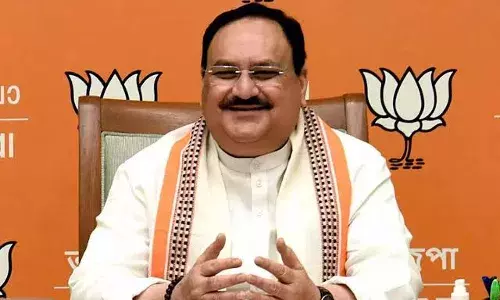 Dehradun: भारतीय जनता पार्टी के राष्ट्रीय अध्यक्ष जेपी नड्डा एक दिवसीय हरिद्वार दौरे पर हैं। Dehradun: भारतीय जनता पार्टी के राष्ट्रीय अध्यक्ष जेपी नड्डा एक दिवसीय हरिद्वार दौरे पर हैं।