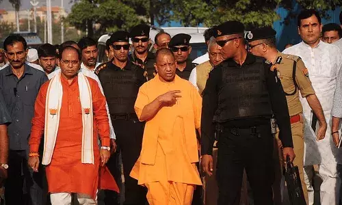 Ghaziabad: साहिबाबाद में रैपिडएक्स स्टेशन का सीएम योगी ने लिया जायजा, जनसभा स्थल पर ले आउट को देखा