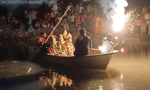 काशी से गंगा जमुनी तहजीब का संदेश: मुस्लिम समाज के सहयोग से तालाब ने धरा गंगा का रूप