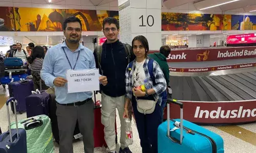 इजरायल में फंसे आयुष मेहरा और आरती जोशी उत्तराखंड पहुंचे