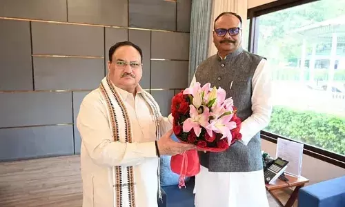 UP BJP: नवरात्र में मंत्रिमंडल विस्तार की अटकलों के बीच राष्ट्रीय अध्यक्ष से मिले उप मुख्यमंत्री बृजेश पाठक