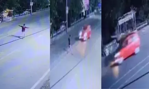 दिल दहला देने वाला हादसा: ऋषिकेश हाईवे पर मस्ती में झूमता हुआ जा रहा था युवक, सामने से आई कार ने उड़ा दिया