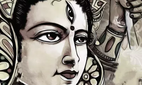 अलीगढ़_बिना अन्न ग्रहण किये बनाई मां दुर्गा की कलाकृति.... अलीगढ़_बिना अन्न ग्रहण किये बनाई मां दुर्गा की कलाकृति....