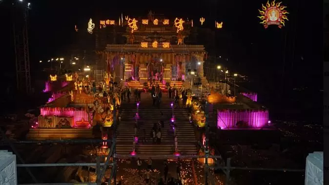 Ayodhya: राममंदिर में पूजा-अर्चना के लिए तैयार हो रही आचार संहिता, नए मंदिर में पांच बार होगी आरती Ayodhya: राममंदिर में पूजा-अर्चना के लिए तैयार हो रही आचार संहिता, नए मंदिर में पांच बार होगी आरती