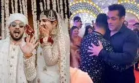 मुदस्सर खान के वेडिंग रिसेप्शन में सादगी भरे अंदाज में शामिल हुए सलमान खान