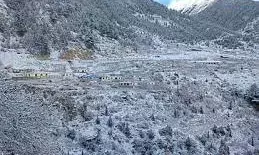 नीती घाटी और यमुनोत्री में बर्फबारी....तस्वीरों में देखें बर्फ से ढकी घाटी का ये खूबसूरत नजारा |