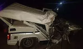 पिकअप और बाइक की भिड़ंत में तीन की मौत, अज्ञात वाहन की चपेट में आकर एक अन्य की गई जान