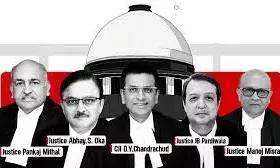 J&K से अनुच्छेद 370 हटाने का केंद्र का फैसला बरकरार, चीफ जस्टिस ने सुनाया निर्णय J&K से अनुच्छेद 370 हटाने का केंद्र का फैसला बरकरार, चीफ जस्टिस ने सुनाया निर्णय