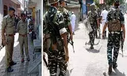 धर्म स्थल की दीवार पर लिखे गए धार्मिक नारे, पुलिस ने पहुंचकर बाउंड्री को पुतवाया, फोर्स तैनात