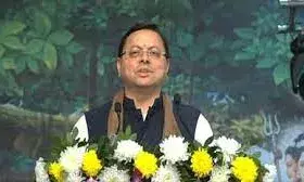 अध्यात्म महोत्सव में पहुंचे राजनाथ सिंह और लोकसभा अध्यक्ष, सीएम ने कहा- अगले साल लागू होगा यूसीसी