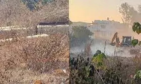 खाली प्लाट में तीन साल से पड़े थे सिलिंडर, अचानक बदबू फैली तो दहशत में आए लोग, तस्वीरें