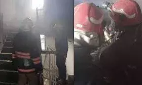 डीआरडीओ मेटकाफ हाउस बिल्डिंग की छठी मंजिल पर आग लगी डीआरडीओ मेटकाफ हाउस बिल्डिंग की छठी मंजिल पर आग लगी