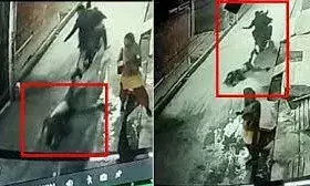 चाकू से गोदा... फिर बाइक से बांधकर घसीटा, युवक के साथ बर्बरता का वीडियो