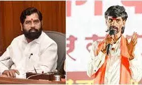 मनोज जरांगे से मिले एकनाथ शिंदे, शिवाजी की प्रतिमा पर किया माल्यार्पण; मसौदा अध्यादेश पर चर्चा