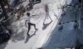 चाकू से लड़की पर किए तबाड़तोड़ वार, घटना का रोंगटे खड़े कर देने वाला CCTV फुटेज आया सामने