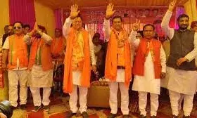 सीएम धामी पहुंचे थराली, लोकसभा प्रत्यशी अनिल बलूनी के समर्थन में किया रोड शो