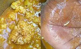 बच्चों को परोसे गए भोजन में निकलीं सूड़ी, स्कूल में अभिभावकों ने किया हंगामा बच्चों को परोसे गए भोजन में निकलीं सूड़ी, स्कूल में अभिभावकों ने किया हंगामा