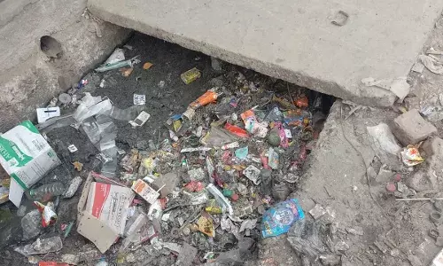 महाराजपुर में गंदगी से परेशान लोग, सड़कों पर भरी पड़ी है नालियों का गंदा पानी