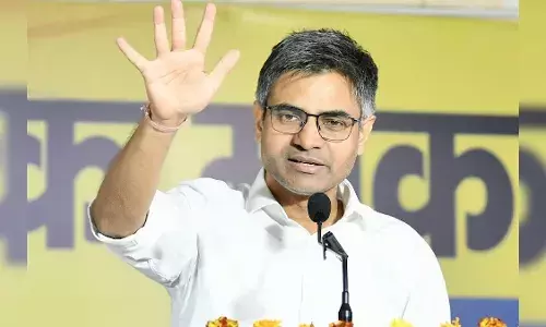 दुर्गेश पाठक का BJP पर हमला, कहा- जो रास्ते में बना रोड़ा, उसे ईडी ने भेजा समन