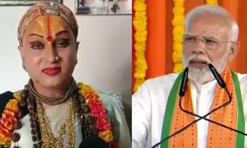 किन्नर महामंडलेश्वर का वाराणसी में पीएम मोदी से होगा मुकाबला किन्नर महामंडलेश्वर का वाराणसी में पीएम मोदी से होगा मुकाबला