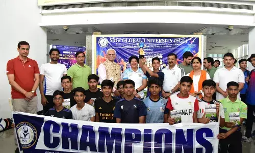 एसडीजीआई ग्लोबल यूनिवर्सिटी में इंटर स्कूल स्पोर्ट्स चैम्पियनशिप-2024 का आयोजन, ये स्कूल इन खेलों में रहे अव्वल एसडीजीआई ग्लोबल यूनिवर्सिटी में इंटर स्कूल स्पोर्ट्स चैम्पियनशिप-2024 का आयोजन, ये स्कूल इन खेलों में रहे अव्वल