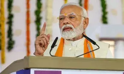 छत्तीसगढ़ से पीएम ने कांग्रेस पर साधा निशाना, कहा- मेनिफेस्टो में मुस्लिम लीग की छाप छत्तीसगढ़ से पीएम ने कांग्रेस पर साधा निशाना, कहा- मेनिफेस्टो में मुस्लिम लीग की छाप