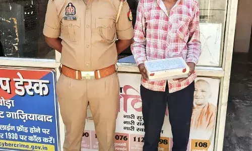 गाजियाबाद पुलिस ने खोड़ा से गिरफ्तार किया एक संदिग्ध व्यक्ति, पिस्टल और पांच जिंदा कारतूत बरामद