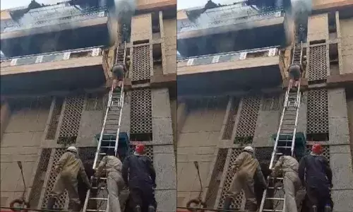 दिल्ली: रोहिणी डुप्लेक्स अपार्टमेंट में लगी भीषण आग, घटनास्थल पर दमकल की गाड़ियां मौजूद दिल्ली: रोहिणी डुप्लेक्स अपार्टमेंट में लगी भीषण आग, घटनास्थल पर दमकल की गाड़ियां मौजूद