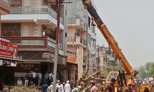 गाजियाबाद के शालीमार गार्डन में बिजली के तार पर बरगद का पेड़ गिरने से 16 घंटे से बिजली गुल, जानें आंधी ने टीएचए में कहां-कहां पहुंचाया नुकसान