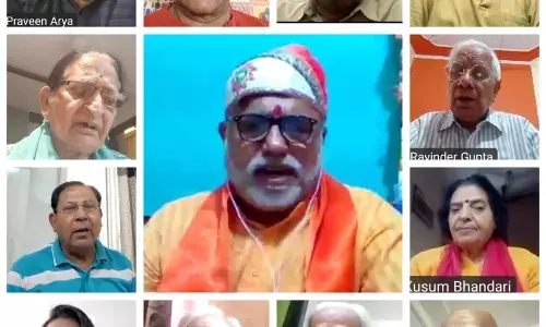 तप त्याग की प्रतिमूर्ति आर्य संन्यासी विषय पर ऑनलाइन गोष्ठी का आयोजन, आचार्य चन्द्रशेखर शर्मा बोले- मान अपमान से ऊपर उठना ही संन्यास है