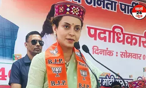 काजा में कंगना और जयराम ठाकुर के काफिले पर पथराव, कांग्रेस कार्यकर्ताओं ने लगाए गो बैक के नारे