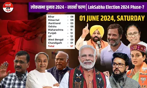 लोकसभा चुनाव 2024: सातवें और आखिरी चरण के लिए मतदान शुरू, प्रधानमंत्री नरेंद्र मोदी के क्षेत्र वाराणसी में भी वोट डाले जा रहे हैं। लोकसभा चुनाव 2024: सातवें और आखिरी चरण के लिए मतदान शुरू, प्रधानमंत्री नरेंद्र मोदी के क्षेत्र वाराणसी में भी वोट डाले जा रहे हैं।