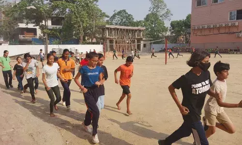 स्वामी विवेकानंद सरस्वती विद्या मंदिर में स्पोर्ट्स कैंप का आयोजन