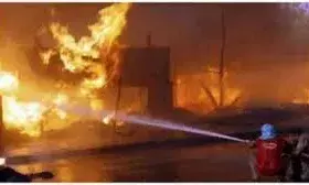 कश्मीरी गेट मेट्रो थाने में लगी भीषण आग, काफी मशक्कत के बाद आग पर पाया गया काबू