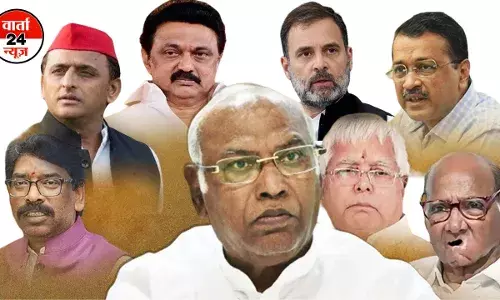 कांग्रेस अध्यक्ष मल्लिकार्जुन खड़गे के आवास पर इंडी गठबंधन की बैठक, मतगणना से पहले और बाद की रणनीति पर होगा मंथन कांग्रेस अध्यक्ष मल्लिकार्जुन खड़गे के आवास पर इंडी गठबंधन की बैठक, मतगणना से पहले और बाद की रणनीति पर होगा मंथन