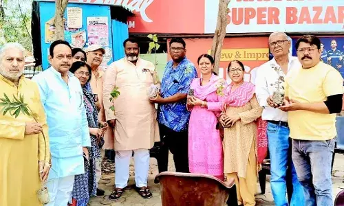 भाजपा ने अतुल गर्ग की जीत और पर्यावरण दिवस एक साथ मनाया