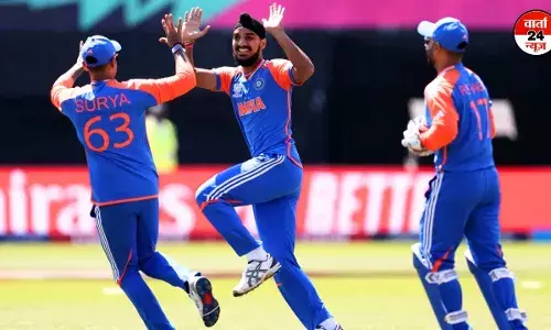 भारत ने अमेरिका को 7 विकेट से हराकर सुपर-8 में की एंट्री भारत ने अमेरिका को 7 विकेट से हराकर सुपर-8 में की एंट्री