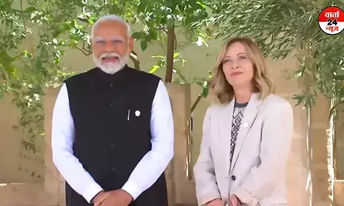 इटली की प्रधानमंत्री जॉर्जिया मेलोनी ने पीएम मोदी का किया स्वागत, महत्वपूर्ण मुद्दों पर होगी चर्चा
