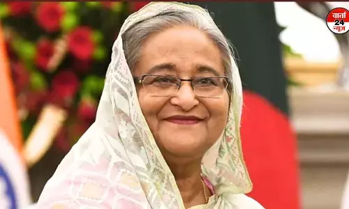 बांग्लादेश की प्रधानमंत्री शेख हसीना कल भारत आएंगी, पीएम मोदी के साथ द्विपक्षीय करेंगी चर्चा बांग्लादेश की प्रधानमंत्री शेख हसीना कल भारत आएंगी, पीएम मोदी के साथ द्विपक्षीय करेंगी चर्चा