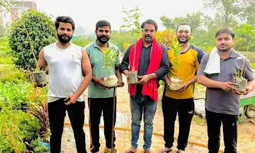 हिन्दू रक्षा दल ने शुरू की एक लाख पौधारोपण की मुहिम हिन्दू रक्षा दल ने शुरू की एक लाख पौधारोपण की मुहिम