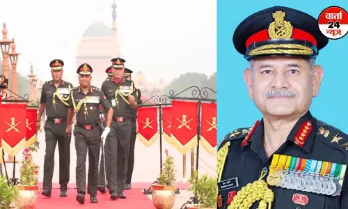 प्रमुख जनरल मनोज पांडे का कार्यकाल आज हुआ समाप्त, उपेंद्र द्विवेदी को बनाया गया नया सेनाध्यक्ष प्रमुख जनरल मनोज पांडे का कार्यकाल आज हुआ समाप्त, उपेंद्र द्विवेदी को बनाया गया नया सेनाध्यक्ष