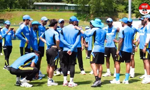 श्रीलंका के खिलाफ मैच खेलने से पहले भारतीय टीम ने पल्लेकेले स्टेडियम में जमकर बहाया पसीना श्रीलंका के खिलाफ मैच खेलने से पहले भारतीय टीम ने पल्लेकेले स्टेडियम में जमकर बहाया पसीना
