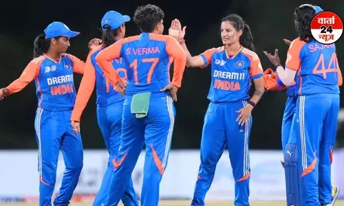 भारतीय महिला क्रिकेट टीम एशिया कप के सेमीफाइनल में पहुंची, शेफाली ने 81 रनों की मैच विनिंग पारी खेली भारतीय महिला क्रिकेट टीम एशिया कप के सेमीफाइनल में पहुंची, शेफाली ने 81 रनों की मैच विनिंग पारी खेली